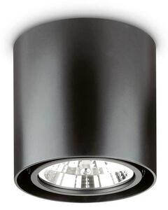 Stropní bodové svítidlo Ideal Lux Mood PL1 D15 Round Nero 243450 GU10 1x50W 15cm kulaté černé