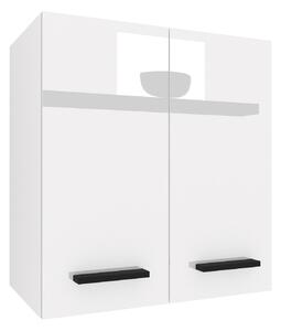 Kuchyňská skříňka Belini horní 60 cm bílý lesk INF SG2-60/2/WT/W/0/B1