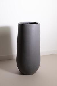 Pottery Pots Šedý Sklolaminátový Květináč 712 XL 34x70cm