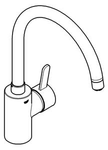 GROHE 31180000 - Dřezová baterie EUROSMART COSMOPOLITAN lesklý chrom