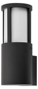 DEKOLIGHT Venkovní nástěnné svítidlo Facado kulaté, v. 26 cm, 1xE27, 20W, IP65 Barva: Černá - opálová