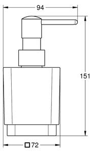 GROHE 40805000 - Dávkovač tekutého mýdla SELECTION CUBE 300 ml lesklý chrom