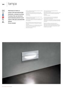 Redo 90009 - LED Venkovní orientační svítidlo TAMPA LED/11W/230V IP54 bílá