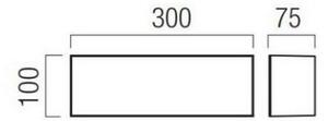 Redo 90329 - LED Venkovní svítidlo KODIAK LED/12W/230V 4000K 30 cm IP65 bílá