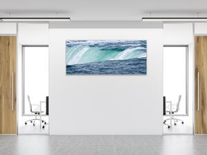 Obraz skleněný Niagarské vodopády - 30 x 60 cm