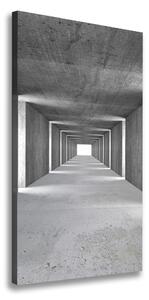 Vertikální Foto-obraz canvas na rámu Betonový tunel ocv-73367796