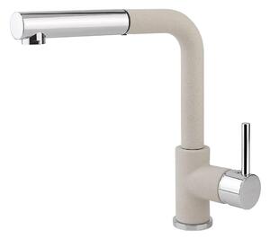 Concept BDG4527BE - Dřezová baterie s vytahovací sprškou 26,9 cm granit/béžová