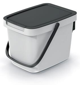 Prosperplast Odpadkový koš System Collec 6 L s víkem popelavý
