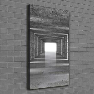 Vertikální Foto obraz na plátně Tunel z cihly ocv-73368031