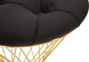 Stolička NICOLETTE 50 CM černá Nábytek | Doplňkový nábytek | Taburety