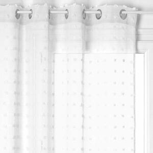 Ready závěs na kolečkách s módním vzorem, bílá okenní závěs pro elegantní interiéry