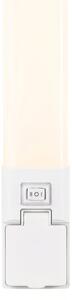 Nordlux - LED Koupel. osvět. zrcadla se zásuv. LED/15W/230V IP44 60 cm bílá