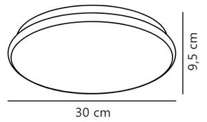 Nordlux - LED Koupelnové stropní svítidlo MONTONE LED/10W/230V IP44 pr. 30 cm