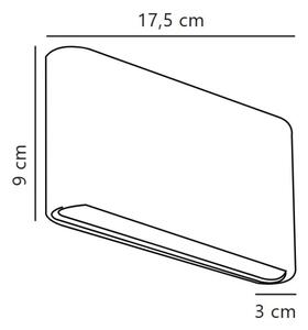 Nordlux - LED Venkovní nástěnné svítidlo KINVER LED/8,5W/230V IP54 bílá