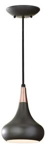 Feiss FE-BESO-P-S-DBZ -Lustr na lanku BESO 1xE27/60W/230V pr.17,9cm černá/měděná