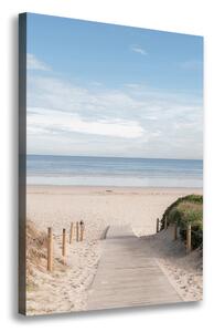 Vertikální Foto obraz na plátně Stezka na pláž ocv-74072436