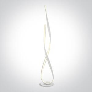 ONE-light LED stojací lampa Ribbon 29W 1740lm 3000K IP20 – bílá / černá / mosazná Barva produktu: Bílá