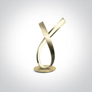 ONE-light LED stolní lampa Ribbon 10W 550lm 3000K IP20 bílá / černá / mosazná Barva výrobku: Mosaz