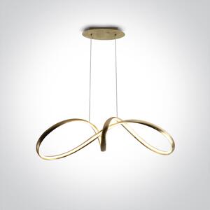 ONE-light Moderní LED lustr Imperio 36W 1800lm 3000K mosazný