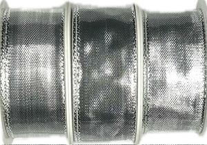 3x Stuha lurexová CELEBRATION SILVER stříbrná lesklá 3x (25mm x 2m)