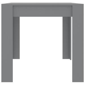 Jídelní stůl Clyde - šedý - dřevotříska | 160x80x76 cm