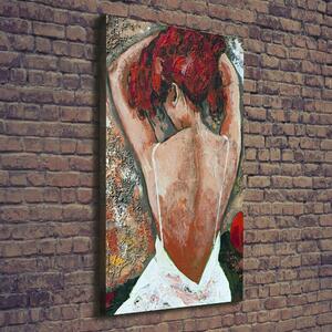Vertikální Moderní obraz canvas na rámu Žena ocv-74709044