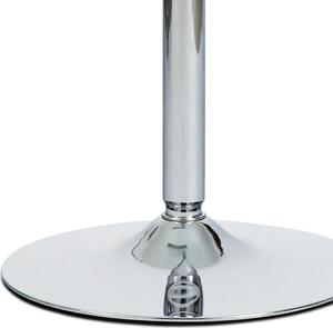 Autronic Kulatý barový stůl AUB-6070 CLR, sklo/chrom