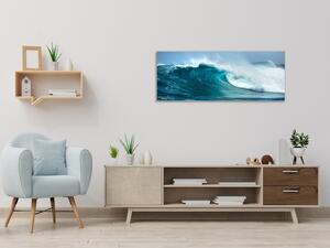 Obraz skleněný mořská vlna - 30 x 60 cm