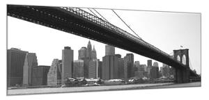 Obraz skleněný město New York Brooklyn - 40 x 60 cm