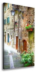 Vertikální Foto obraz na plátně Italské uličky ocv-77892034