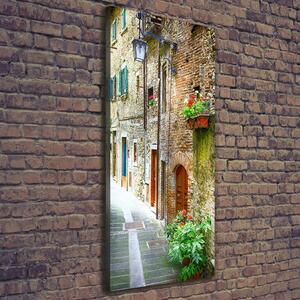 Vertikální Foto obraz na plátně Italské uličky ocv-77892034