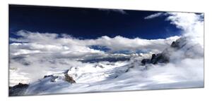Obraz skleněný hora Mont Blanc - 100 x 150 cm