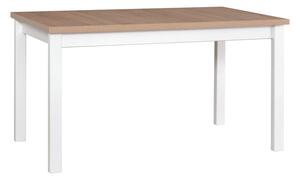 Drewmix Jídelní stůl ALBA 4 + deska stolu wotan, nohy stolu bílá