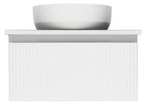 Koupelnová skříňka pod umyvadlo SAT Evolution 58x30x44,8 cm bílá mat SATEVO60WMD