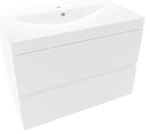Koupelnová skříňka s umyvadlem Naturel Verona 80x50x45,5 cm bílá mat VERONA80BMU1