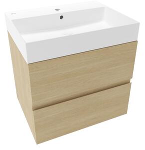 Koupelnová skříňka s umyvadlem Naturel Verona 60x50x45,5 cm světlé dřevo mat VERONA60SDU2