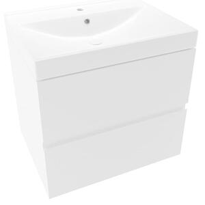 Koupelnová skříňka s umyvadlem Naturel Verona 60x50x45,5 cm bílá mat VERONA60BMU1