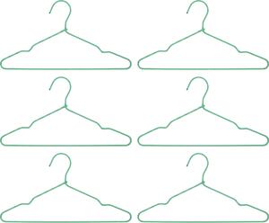 Ramínka na šaty Wire Green – set 6 ks