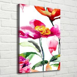 Vertikální Foto obraz canvas Polní květiny ocv-78023147