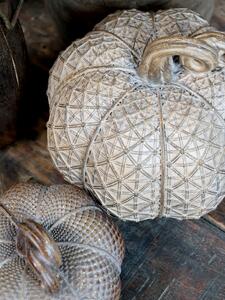 Mocca antik dekorace dýně Pumpkin antique M - Ø 14*13 cm