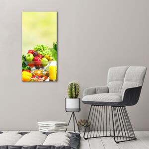 Vertikální Foto obraz na plátně Zelenina a ovoce ocv-78204101