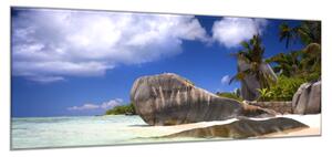Obraz skleněný písečná pláž a moře - 40 x 60 cm