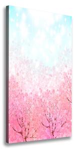 Vertikální Foto obraz canvas Květy višně ocv-78464796