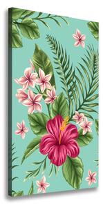 Vertikální Foto obraz na plátně Havajské květiny ocv-78341444