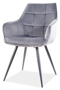 Jídelní židle LALAO šedá/černá