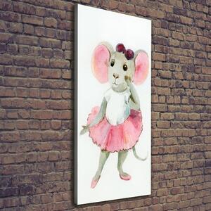 Vertikální Foto obraz na plátně Myš baletnice ocv-79135520