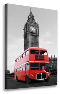 Vertikální Foto obraz na plátně Londýský autobus ocv-79246105