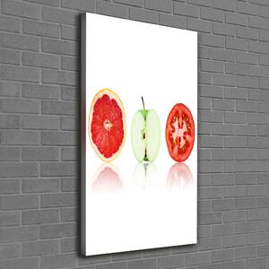 Vertikální Foto obraz na plátně Ovoce a zelenina ocv-79330536