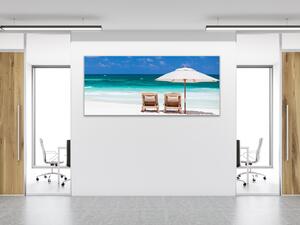 Obraz skleněný tropická dovolená - 40 x 60 cm