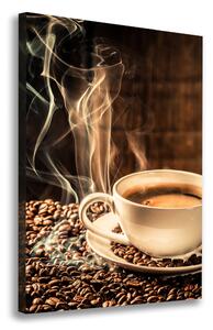 Vertikální Foto obraz na plátně Aromatická káva ocv-80280891